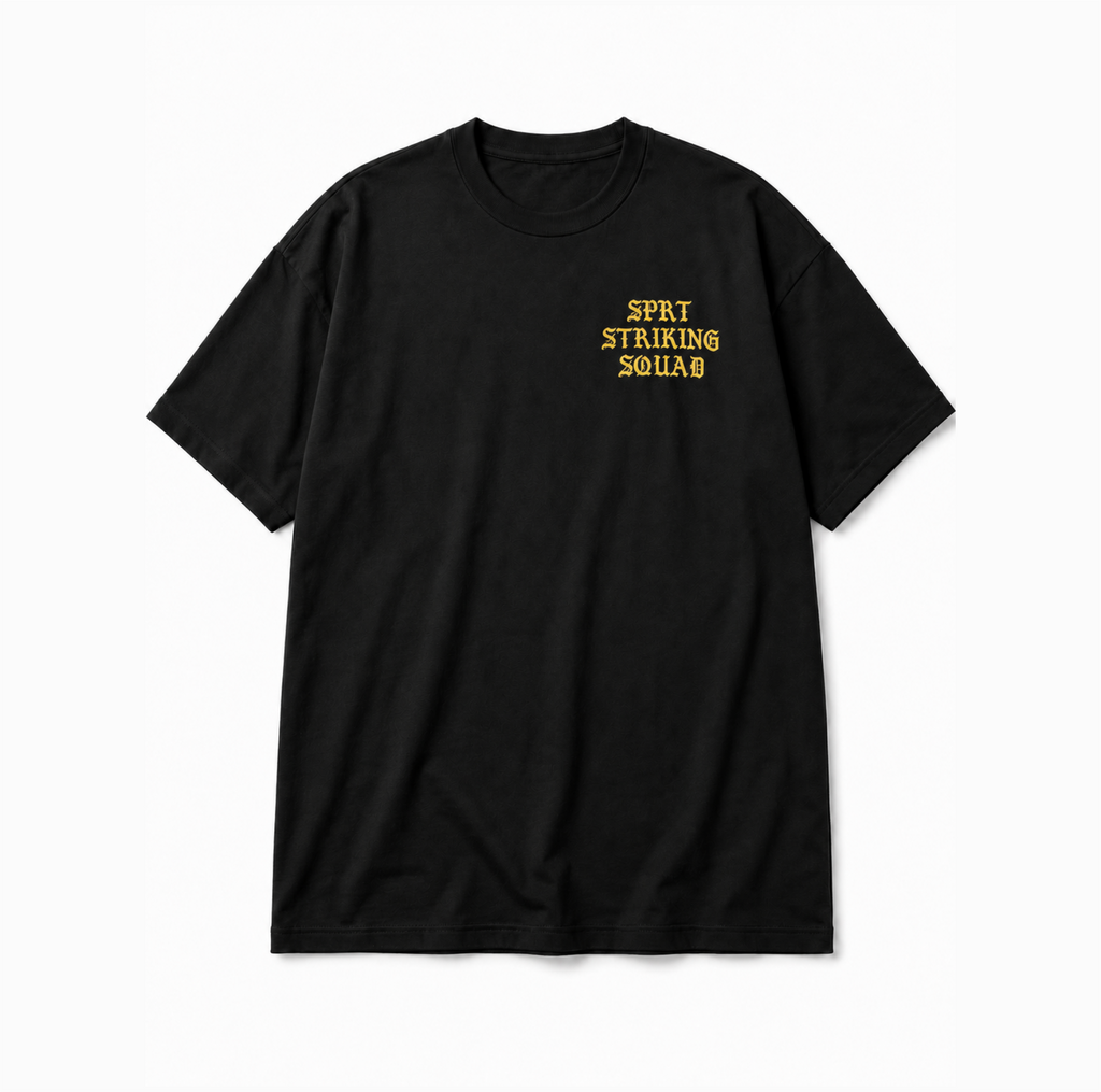 Sparta - Camiseta Overiszed 30.1 - Striking [ Estampa Dourada ]