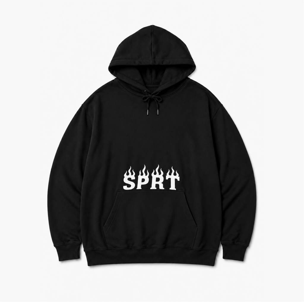 Sparta - Moletom Canguru Premium 3 cabos - Sprt Flame Hoodie