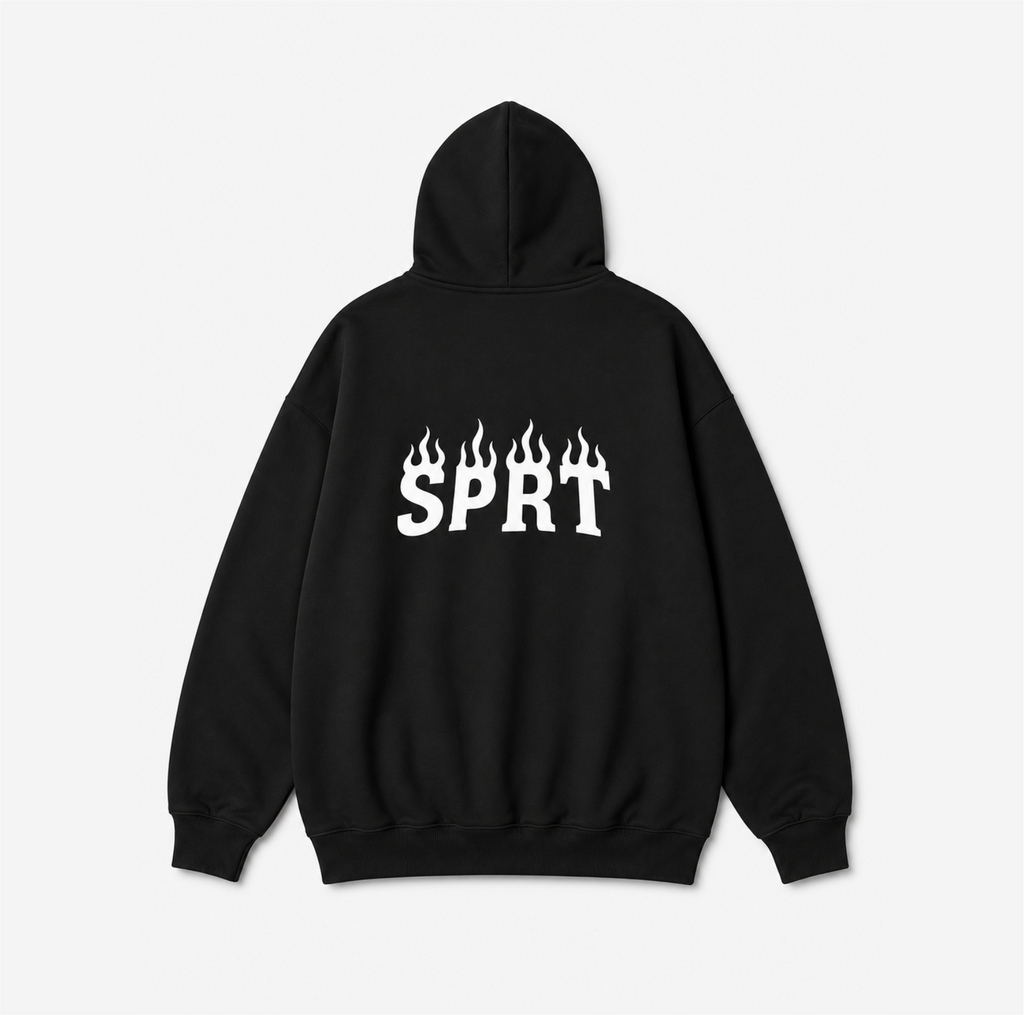 Sparta - Moletom Canguru Premium 3 cabos - Sprt Flame Hoodie