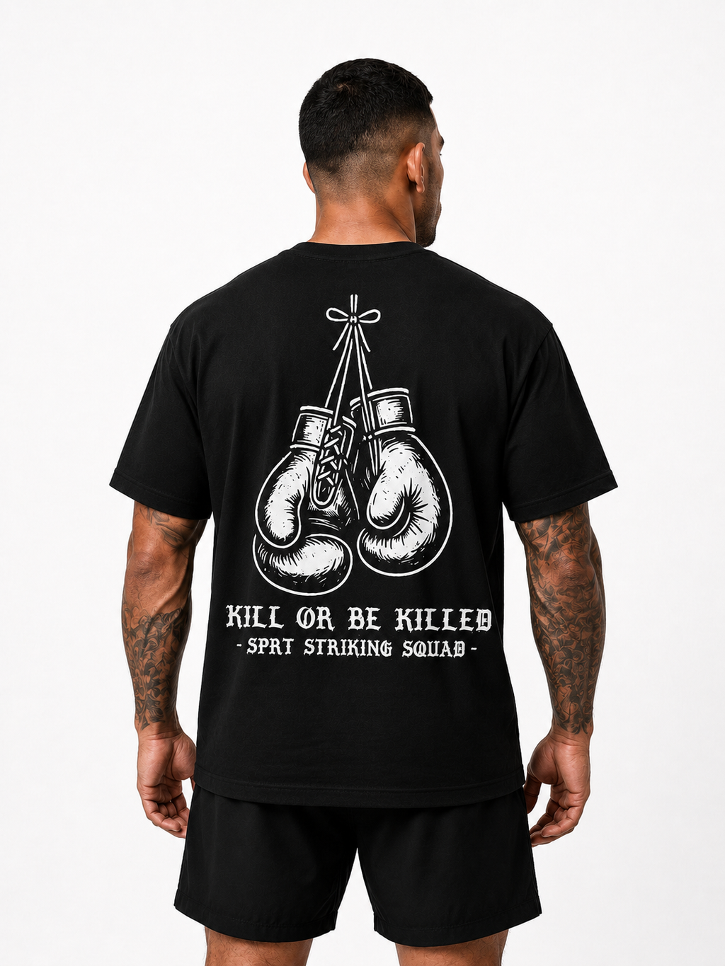 Sparta - Camiseta Cottonflex - Sprt Striking Squad [ Estampa Branca ]