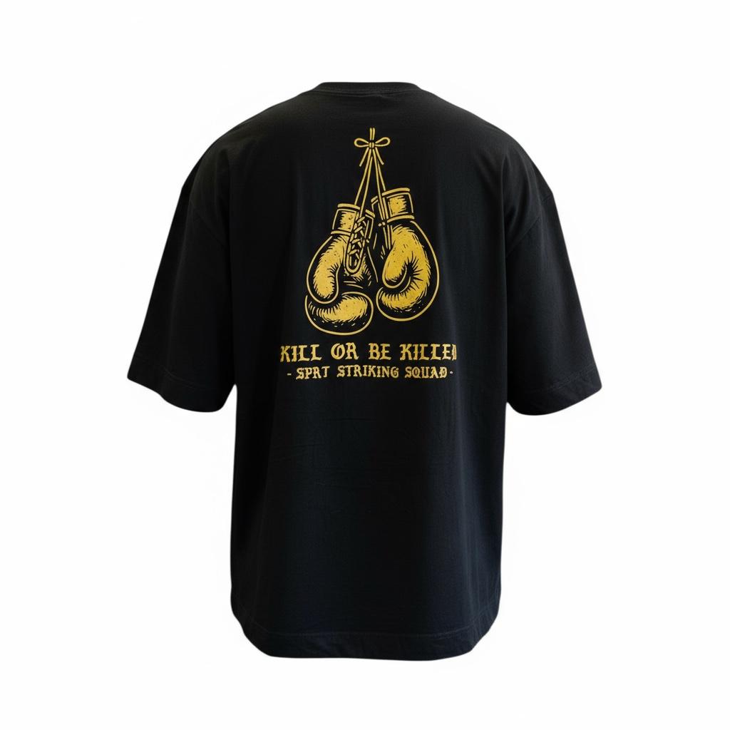 Sparta - Camiseta Overiszed 30.1 - Striking [ Estampa Dourada ]